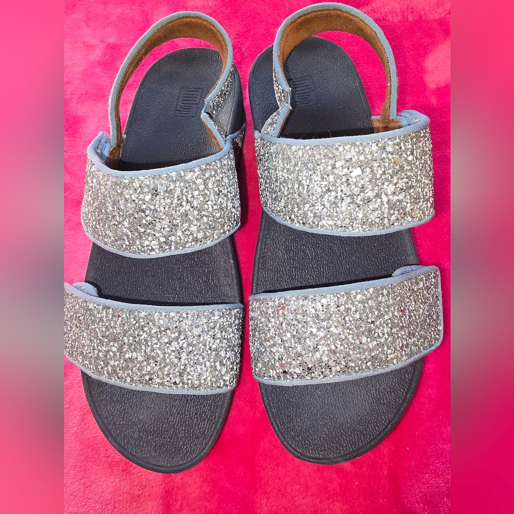Fitflop Sparkling Blue Sandals